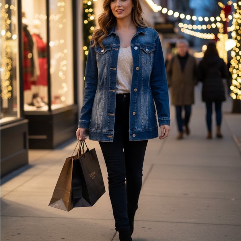 LuLaRoe Classic Blue Denim Jacket